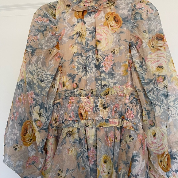 Floral Chiffon Dress - Picture 2 of 3